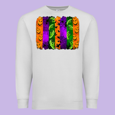 Halloween Brushstroke Premium Sweatshirt Designed By Jasminsmagicworld