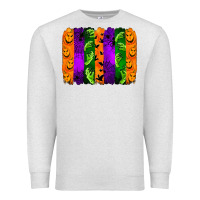 Oatmeal Heather halloween brushstroke Premium Sweatshirt - Jasminsmagicworld