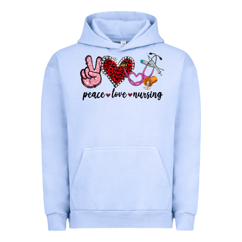 Peace Love Nursing Urban Hoodie by Jasminsmagicworld | Teevron