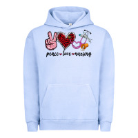 Pigment Grape Ice peace love nursing Urban Hoodie - Jasminsmagicworld