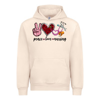 Sandshell peace love nursing Urban Hoodie - Jasminsmagicworld