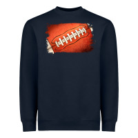 Navy american football brushstroke Heavyweight Sweatshirt - Jasminsmagicworld