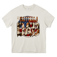 Cream american football dad Heavy Core Tee - Jasminsmagicworld