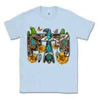 Dusty Blue western free bird Classic Tee - OliviaCreatesArt
