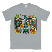 Heather Grey western free bird Classic Tee - OliviaCreatesArt