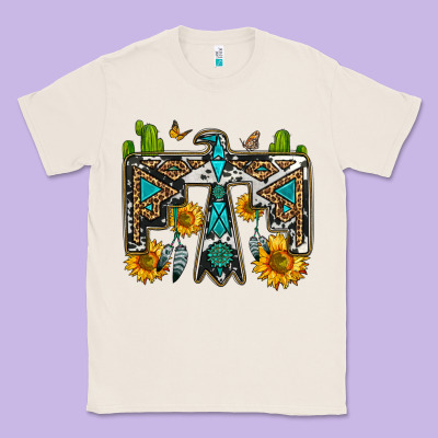 Western Free Bird Classic Tee Designed By Oliviacreatesart