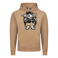 Vintage Coffee soccer mom Vintage Hoodie - RacoonDesign