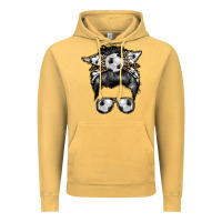Vintage Mustard soccer mom Vintage Hoodie - RacoonDesign