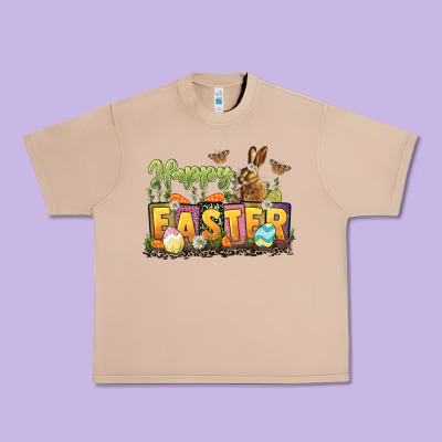 Happy Easter Urban Heavy Tee Designed By Lillyallendesigns