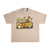 French Oak Happy Easter Urban Heavy Tee - LillyAllenDesigns