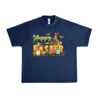 Navy Happy Easter Urban Heavy Tee - LillyAllenDesigns