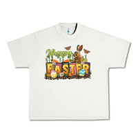 Pistachio Happy Easter Urban Heavy Tee - LillyAllenDesigns
