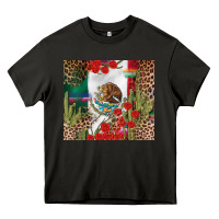 Asphalt Mexico flag Heavy Core Tee - FaDigitalArtStudio