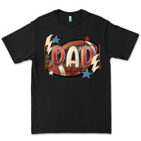Black football dad Premium Tee - FaDigitalArtStudio