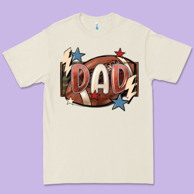Football Dad Premium Tee Designed By Fadigitalartstudio