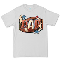Dove Grey football dad Premium Tee - FaDigitalArtStudio