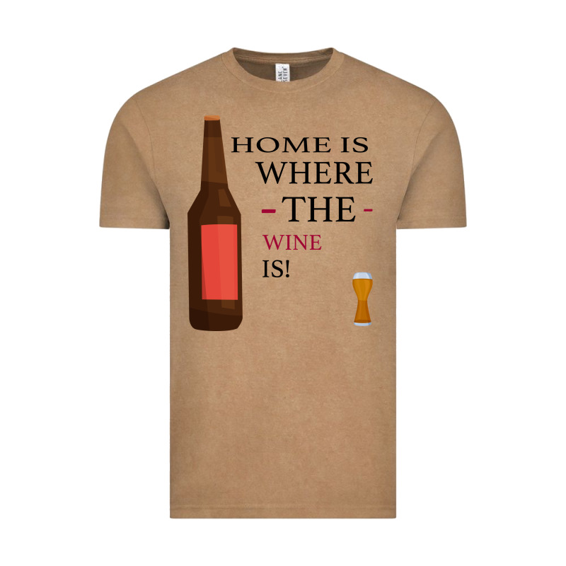 Home Is Where The Wine Is Vintage Tee by Bettercallsaul | Teevron