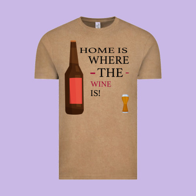Home Is Where The Wine Is Vintage Tee Designed By Bettercallsaul