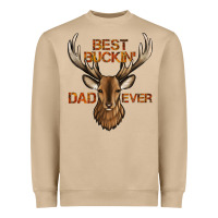 Mushroom best buckin' dad ever deer Heavyweight Sweatshirt - Jasminsmagicworld