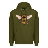 Army Green bee Premium Hoodie - Artiststas