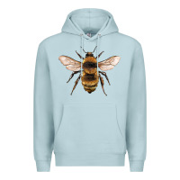 Blue Mist bee Premium Hoodie - Artiststas