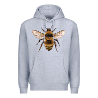 Heather Grey bee Premium Hoodie - Artiststas