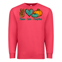 Cardinal peace love pumpkins Premium Sweatshirt - Jasminsmagicworld