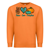 Carrot peace love pumpkins Premium Sweatshirt - Jasminsmagicworld