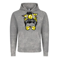 Cloud Rock softball mom Vintage Hoodie - RacoonDesign