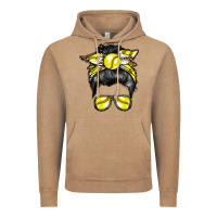 Vintage Coffee softball mom Vintage Hoodie - RacoonDesign