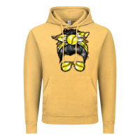 Vintage Mustard softball mom Vintage Hoodie - RacoonDesign