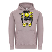 Vintage Zinc softball mom Vintage Hoodie - RacoonDesign