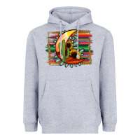 Heather Grey turquoise desert moon serape background Heavyweight Hoodie - Jasminsmagicworld
