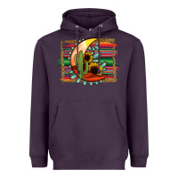 Plum turquoise desert moon serape background Heavyweight Hoodie - Jasminsmagicworld