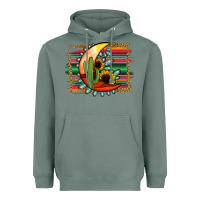 Sage turquoise desert moon serape background Heavyweight Hoodie - Jasminsmagicworld