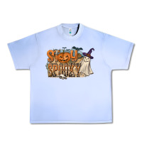 Grape Ice Stay Spooky Urban Heavy Tee - CowhideDigitalArt