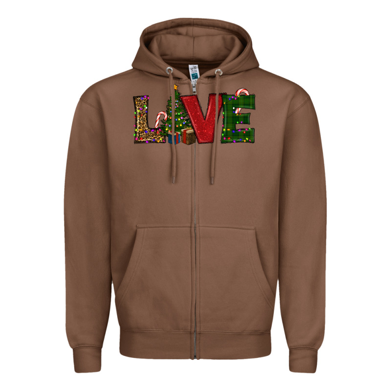 Christmas Tree Love Zipper Hoodie by RanaPortraitStore | Teevron