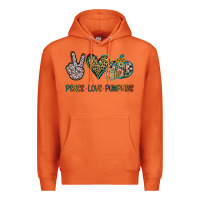 Carrot Peace Love Pumkins Premium Hoodie - Jasminsmagicworld