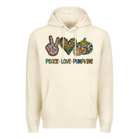Sandshell Peace Love Pumkins Premium Hoodie - Jasminsmagicworld