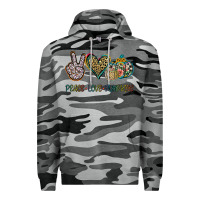 Slate Camo Peace Love Pumkins Premium Hoodie - Jasminsmagicworld