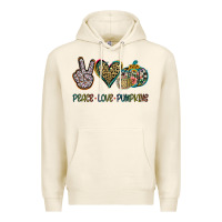 Tofu Peace Love Pumkins Premium Hoodie - Jasminsmagicworld
