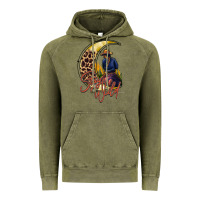Vintage Olive stay wild moon cowgirl Vintage Hoodie - RacoonDesign