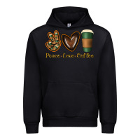 Black peace love coffee Urban Hoodie - Jasminsmagicworld