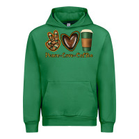 Emerald peace love coffee Urban Hoodie - Jasminsmagicworld