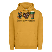 Pigment Peanut Butter peace love coffee Urban Hoodie - Jasminsmagicworld