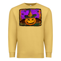 Antique Gold jack o' lantern pumpkin Premium Sweatshirt - Jasminsmagicworld