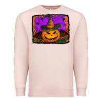 Pale Pink jack o' lantern pumpkin Premium Sweatshirt - Jasminsmagicworld