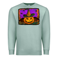 Seafoam jack o' lantern pumpkin Premium Sweatshirt - Jasminsmagicworld