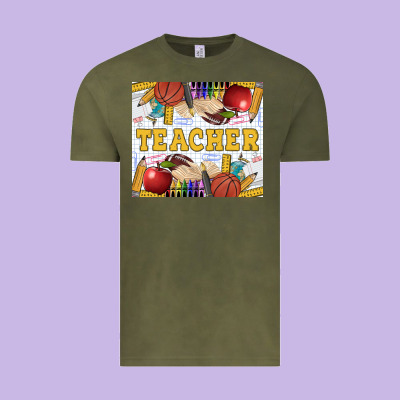 Teacher Vintage Tee Designed By Lillyallendesigns