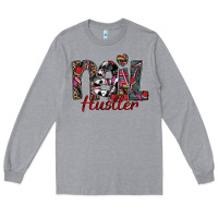 Heather Grey nail hustler Long Sleeve Tee - SublimationCraftShop